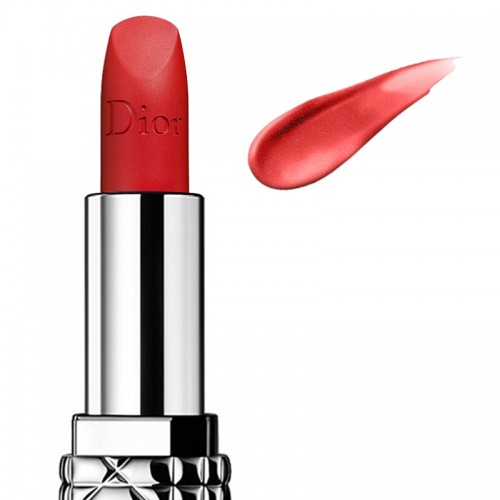 迪奥（Dior）烈艳蓝金唇膏-哑光999# 3.5g 传奇红（口红雾面质地